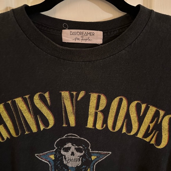 Free people x daydreamer worm guns and roses tee size m - Picture 2 of 3